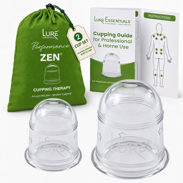 ZEN Body Cupping Set 1 Small 1 Large Cups – Lure Essentials
