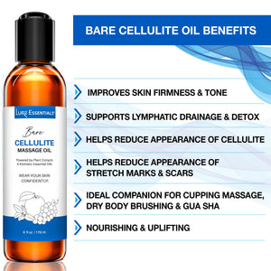 Cellulite Cream Essential Oil, All-Natural Ingredients for Deep Tissue Massage