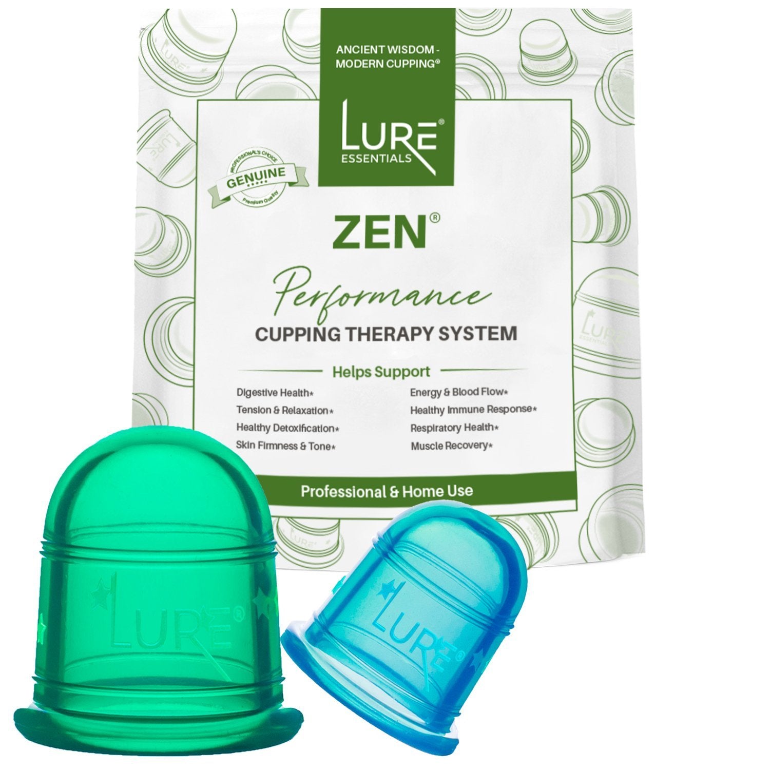 Zen Spa Anti Cellulite Cupping Kit 1 Small a Large
