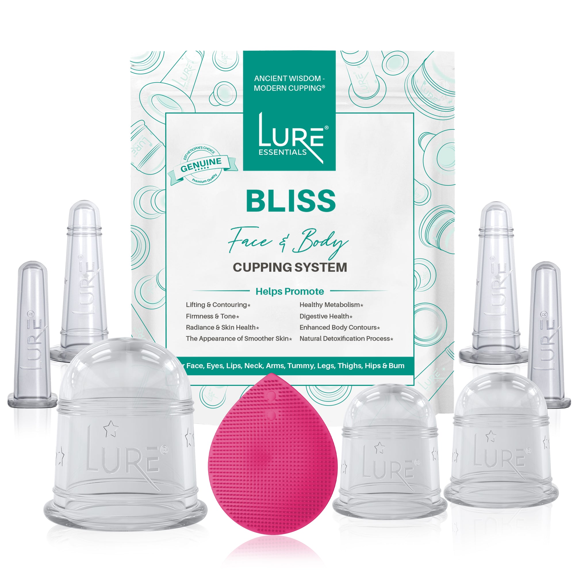 BLISS Face and Body 8 Piece Cupping Set