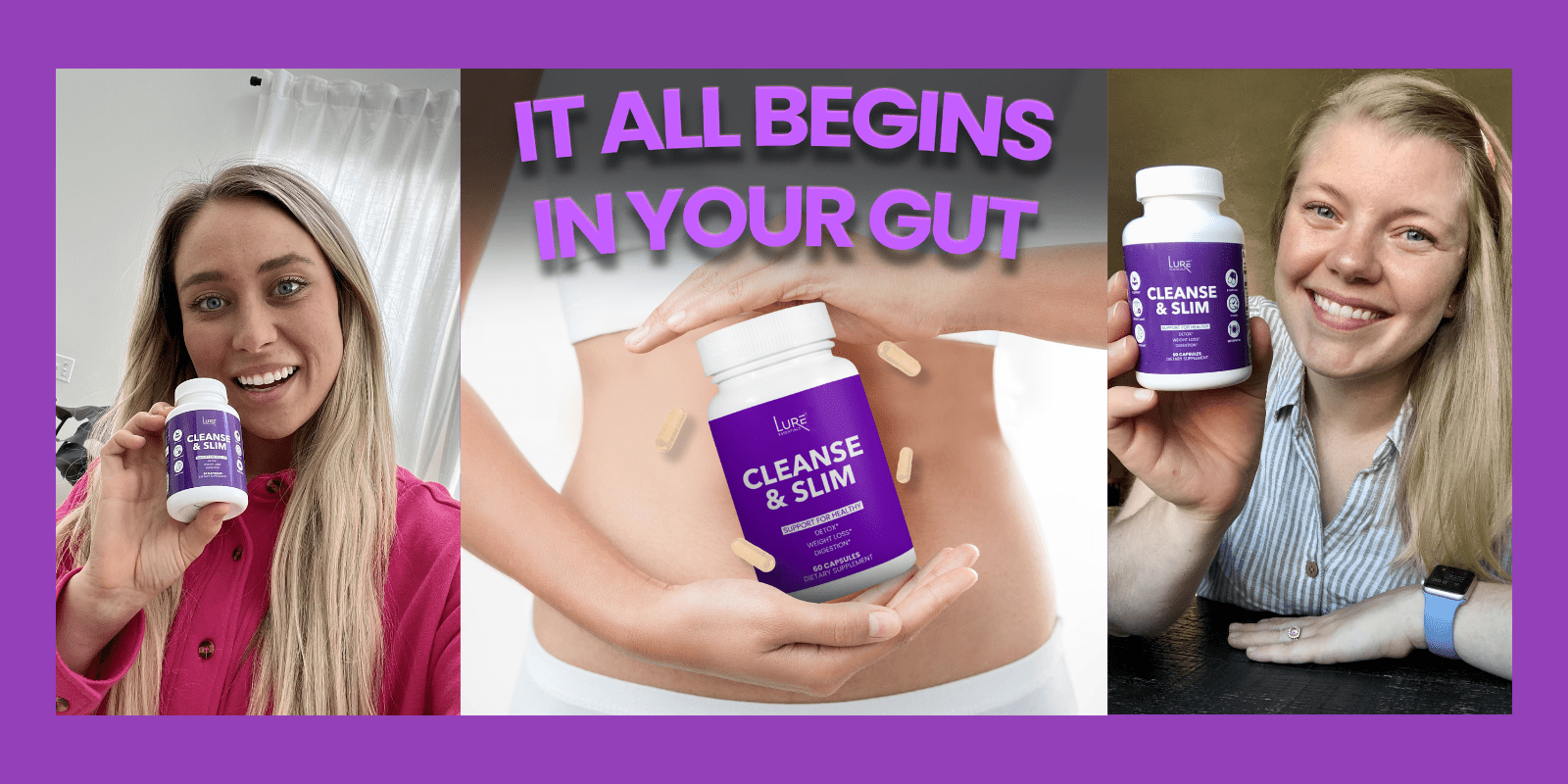 gut support supplement cleanse and slim