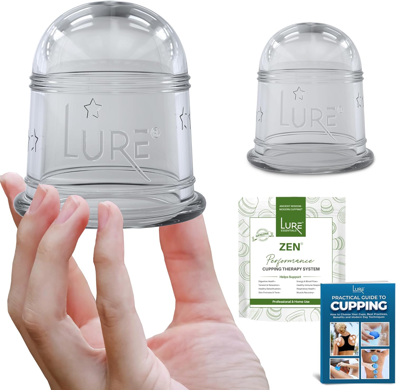 ZEN Body Cupping Set 1 Small 1 Large Cups