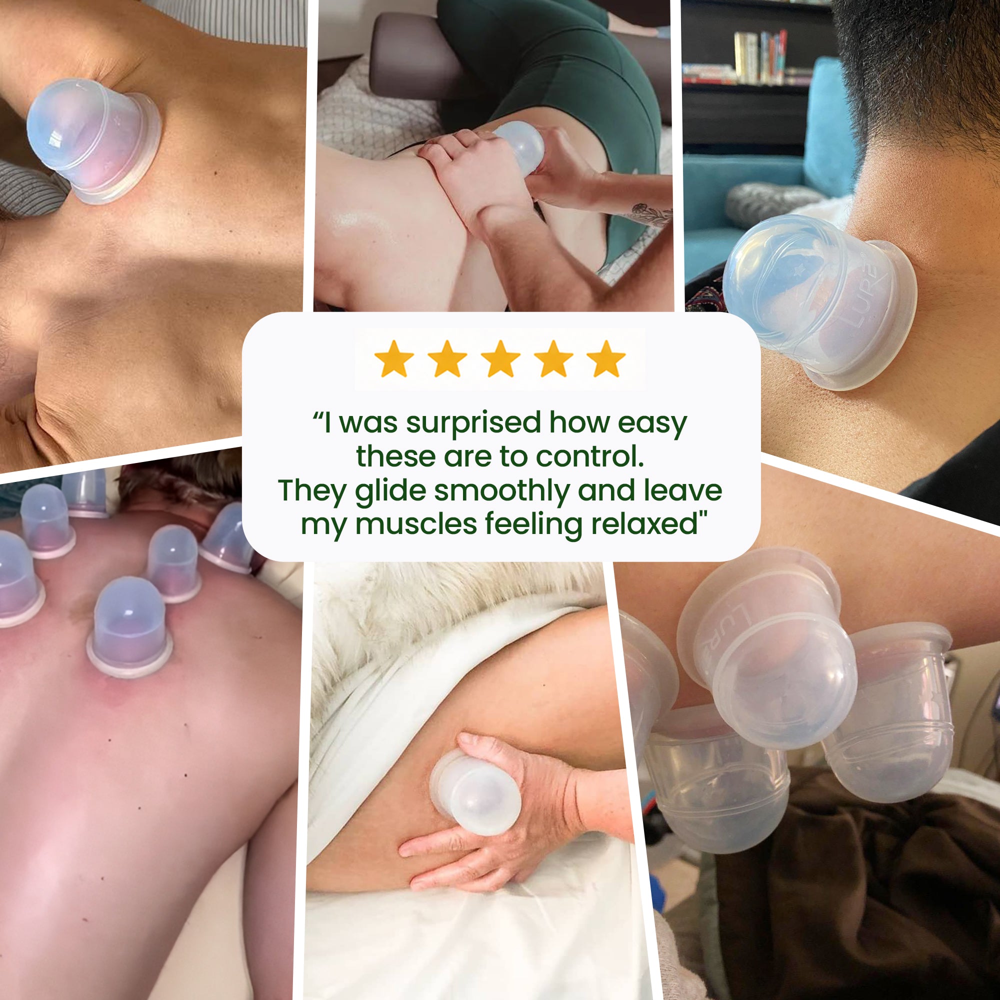 ZEN Body Cupping Set 1 Small 1 Large Cups