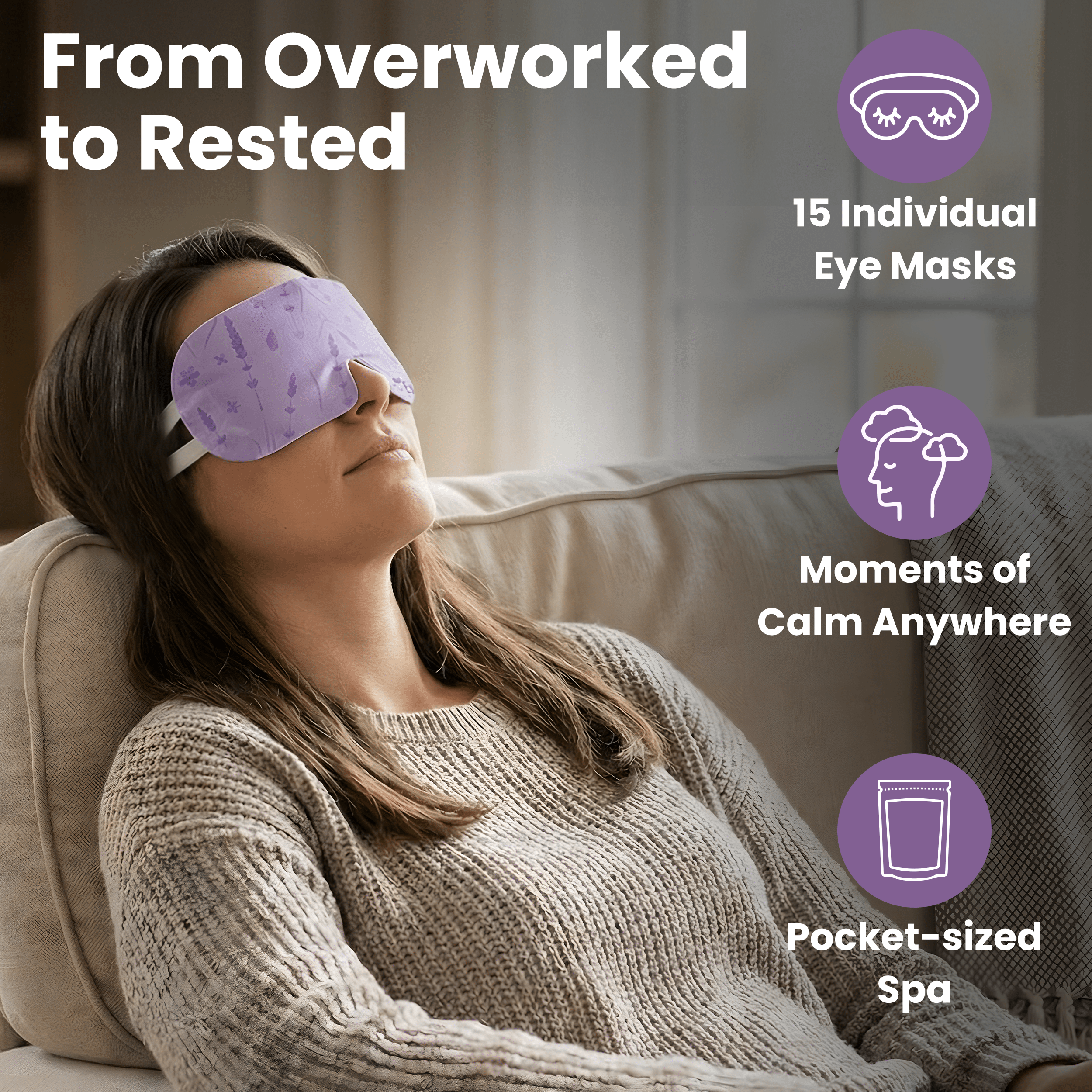 Eye Serenity Steam Eye Mask - LAVENDER