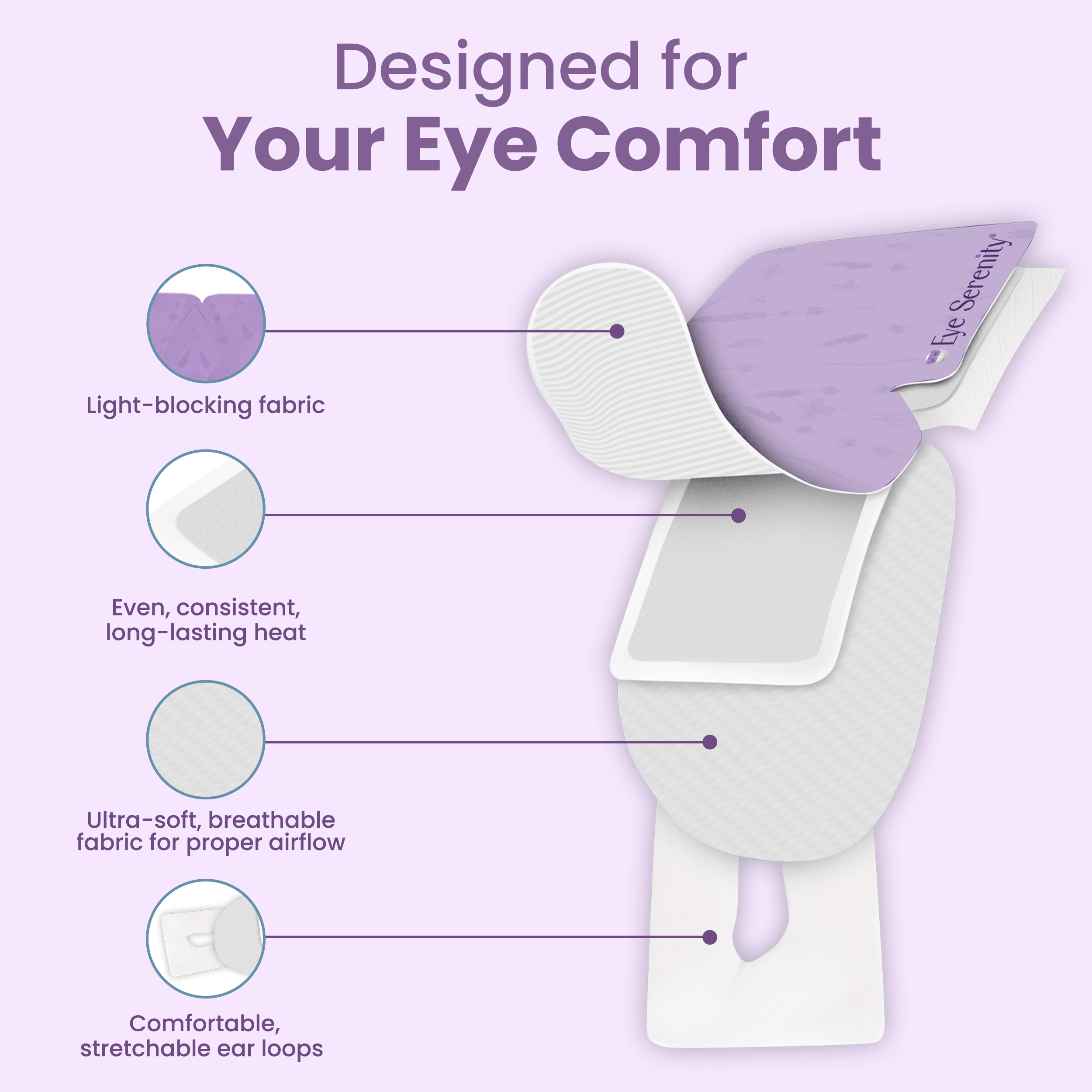 Eye Serenity Steam Eye Mask - LAVENDER