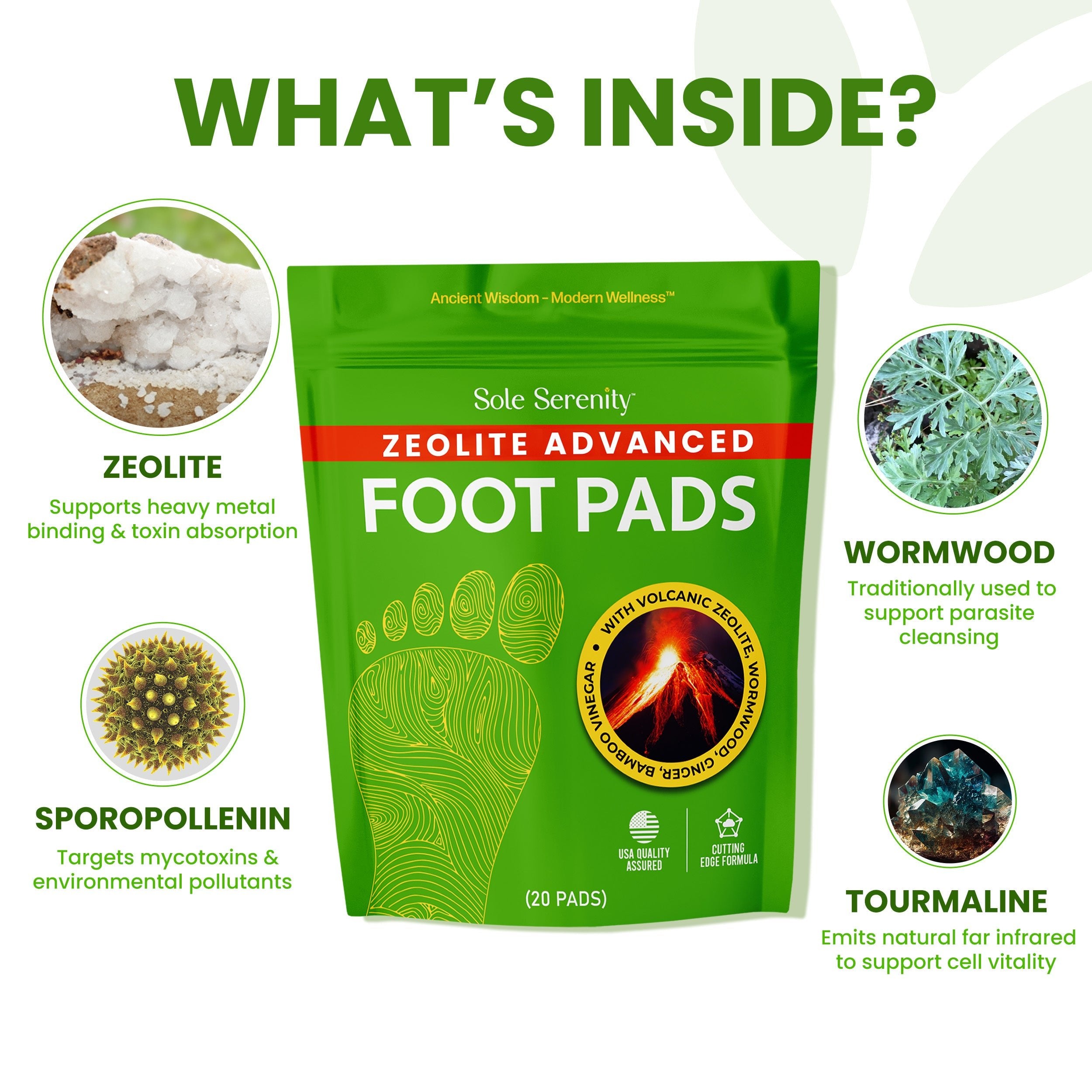 Advanced Zeolite Detox Foot Pads