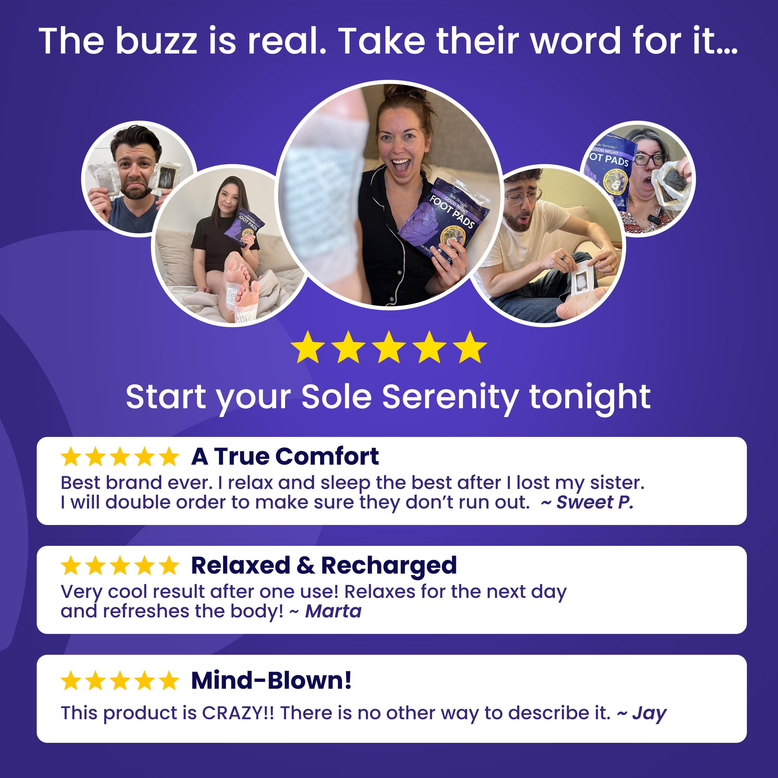 Good Night Sleep Detox Foot Pads