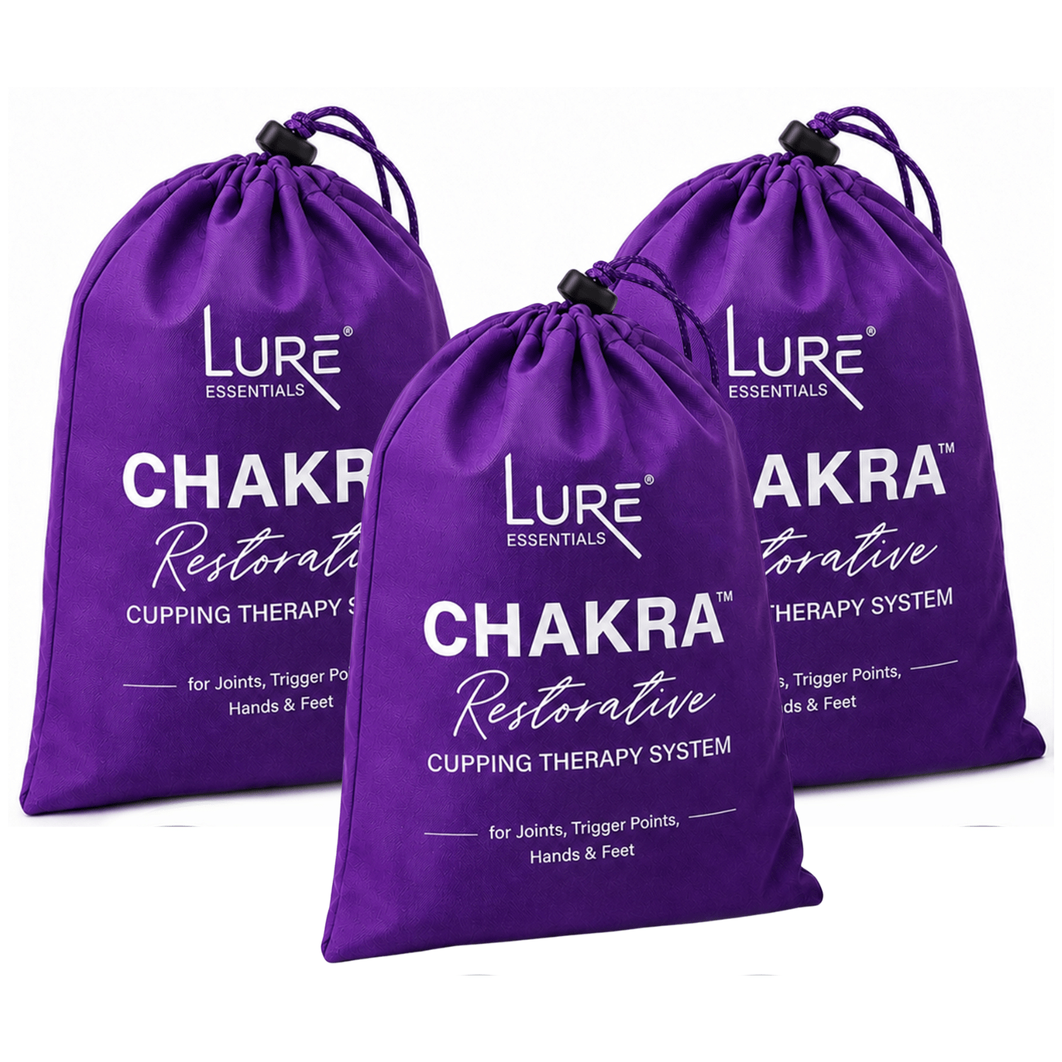 Chakra Cupping Therapy Set 4 Sizes 2 Cups
