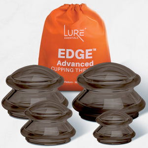 EDGE™ Cupping Therapy Set Blue, 4 Cups