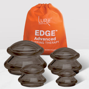 EDGE™ Cupping Therapy Set Blue, 4 Cups