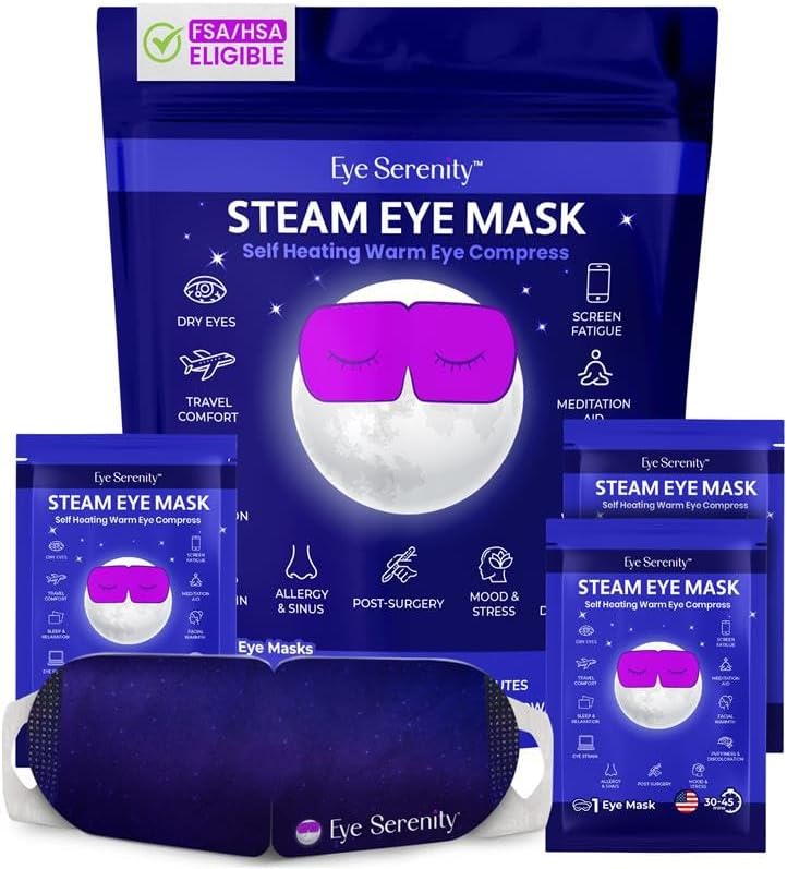 Eye Serenity Self Heating Eye Mask + Sole Serenity Good Night Sleep - Bundle