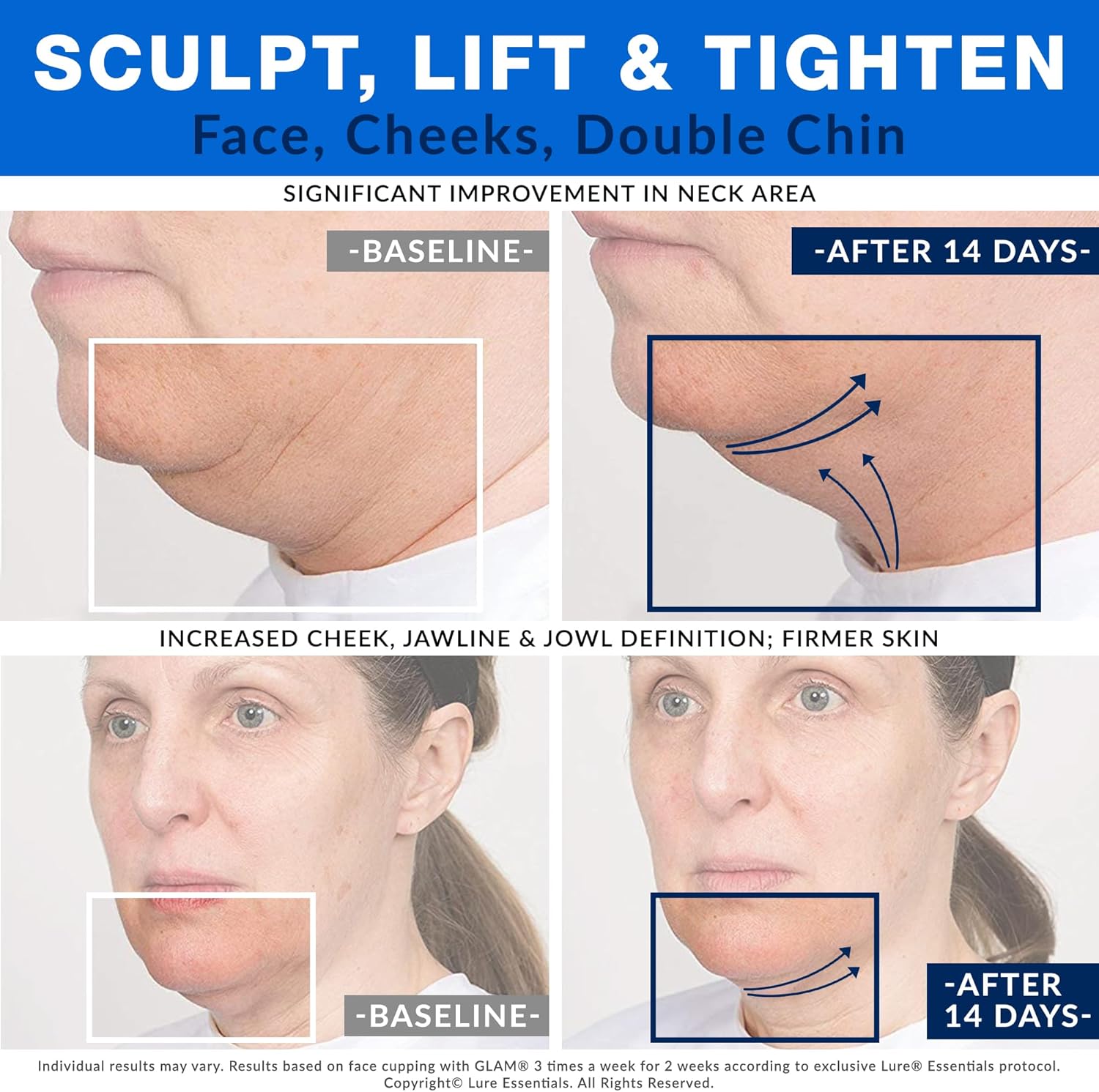 Glass Facial Cup for Face Neck Chest Size 3