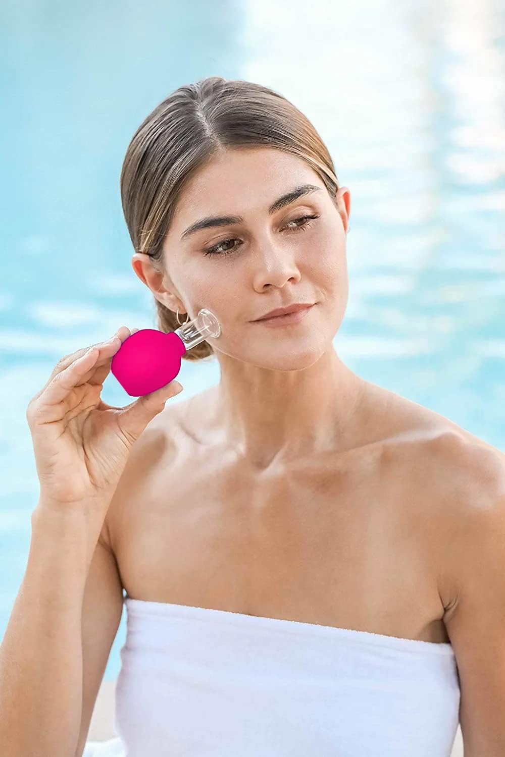 Glass Face & Eyes Cupping Set, Pink