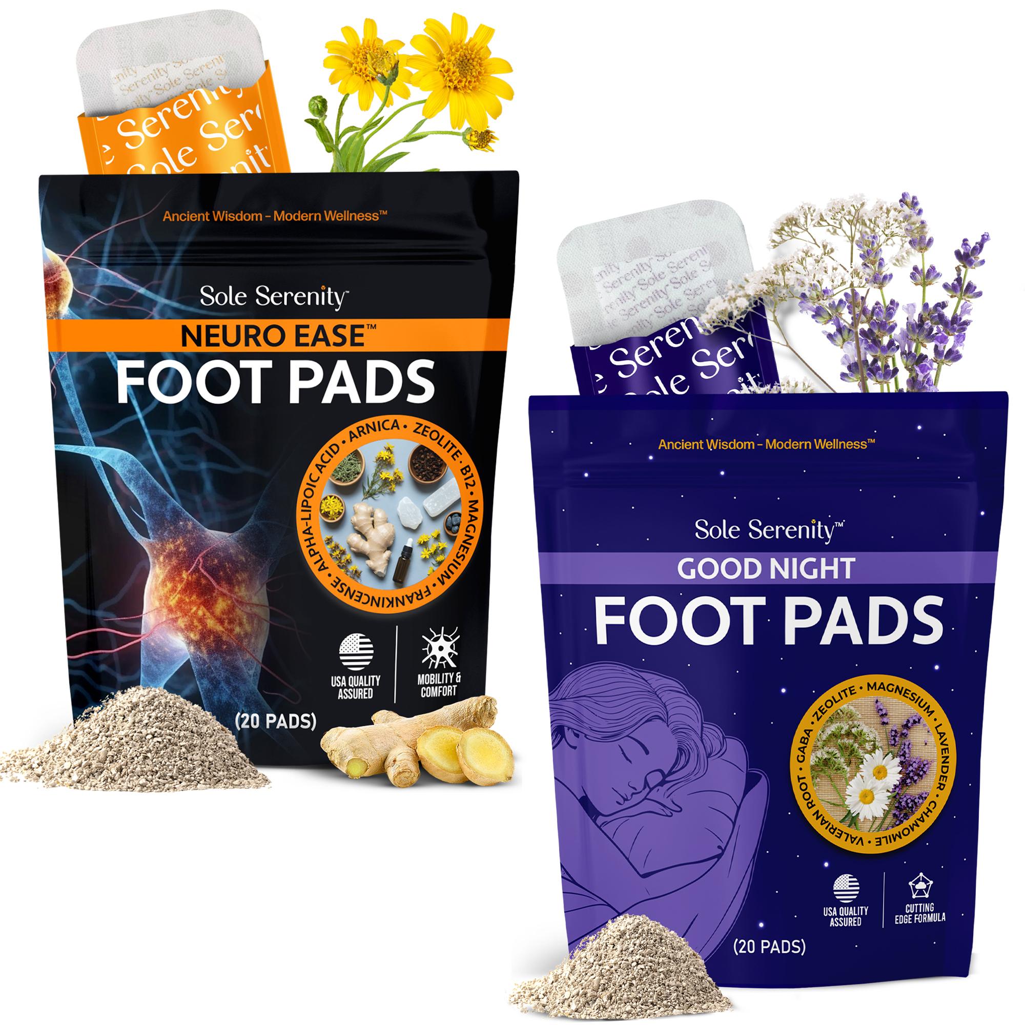 【完全限定品】sleep YUKI foot steps of dream Sole Serenity Cortisol Support Foot Pads for Stress Relief & Detox