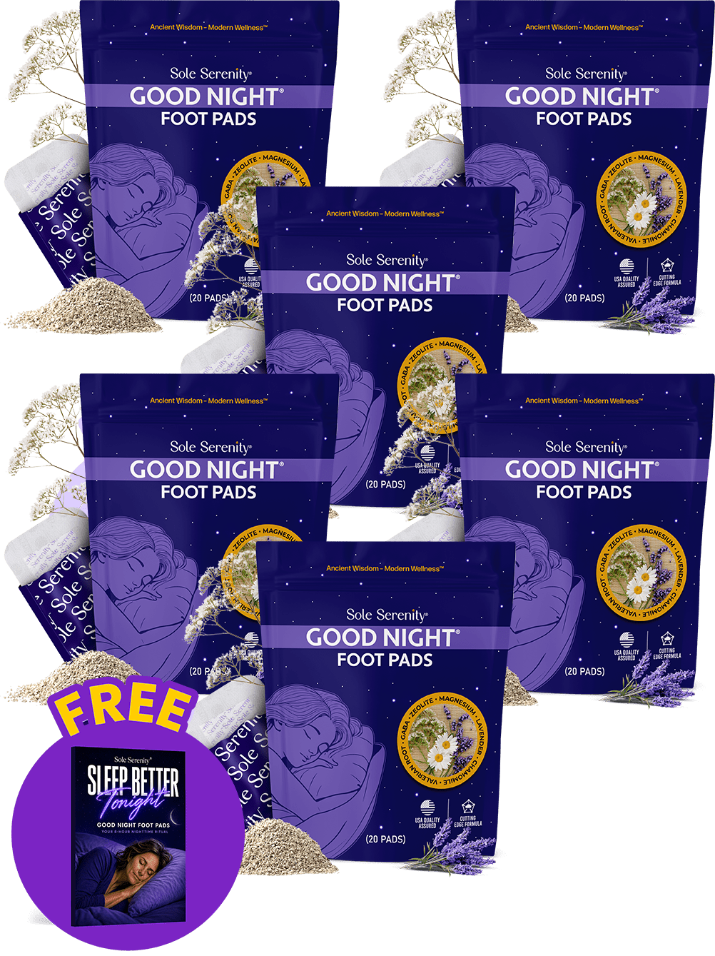 Good Night Sleep + Detox Foot Pads