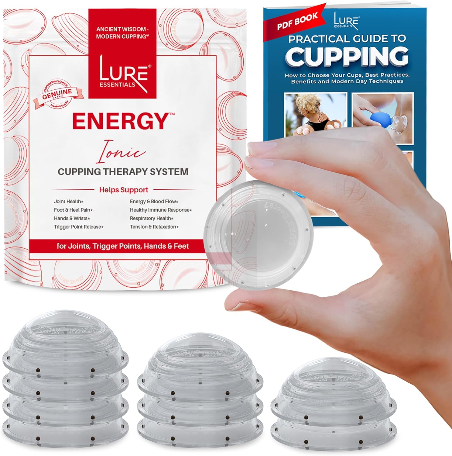 Ionic ENERGY Cupping Set, 2" 10 Cups