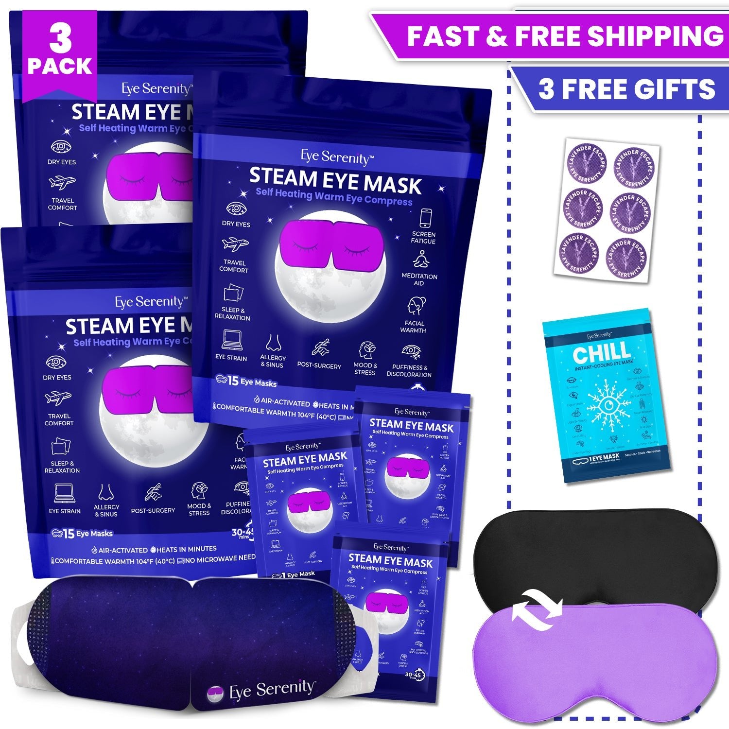 Eye Serenity Wellness Bundle 3 Pack Bundle