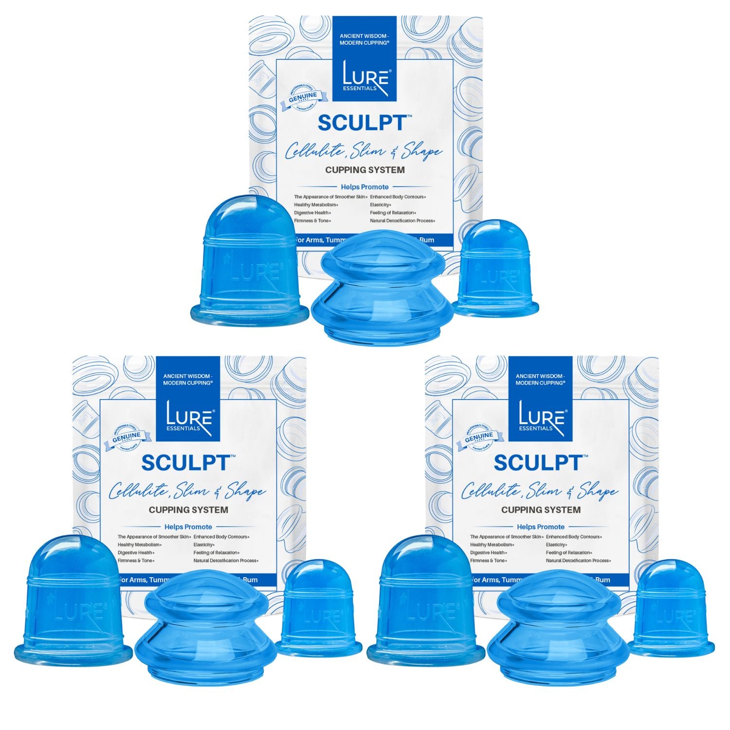 SCULPT Cellulite Cupping Set