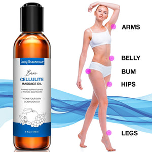 Helps to Reduce Appearance of Cellulite & Stretch Marks, Acting as Slim Cream for Hips, Butt, Thighs