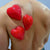 Heart Shaped Silicone Cups for Cupping