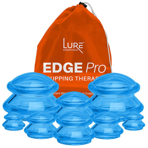 EDGE™ Pro Cupping Set Blue, 8 Cups - Lure Essentials