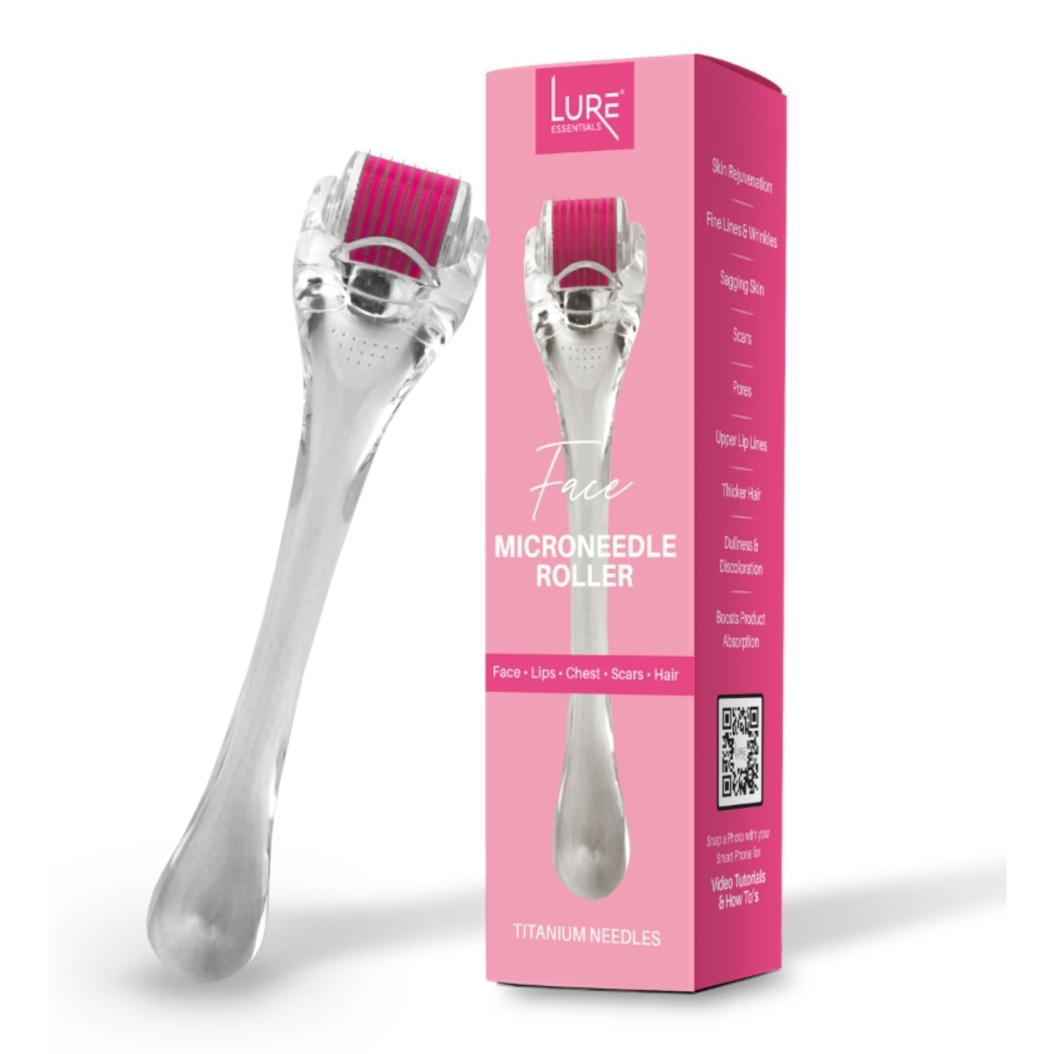 Derma Roller Microneedle Roller Face, Hair