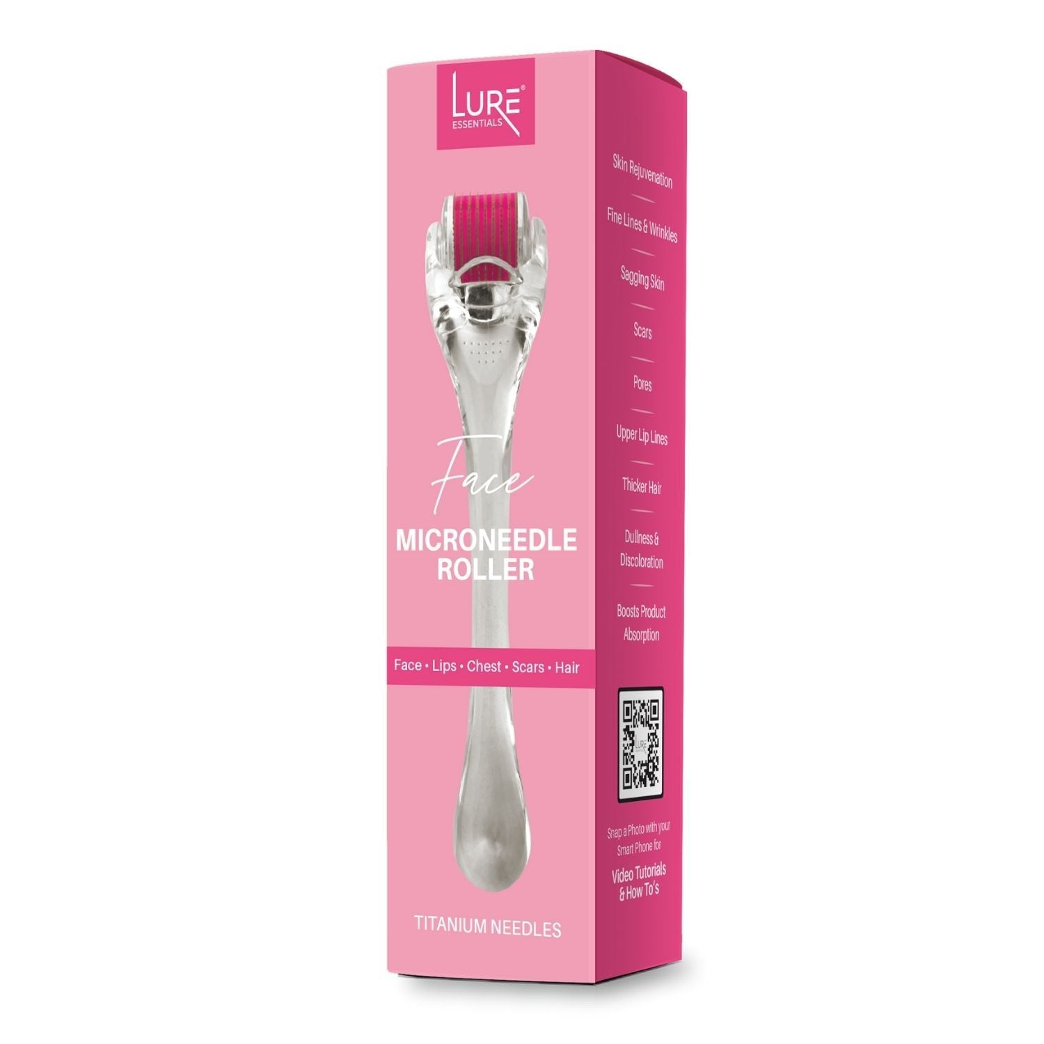 Derma Roller Microneedle Roller Face, Hair