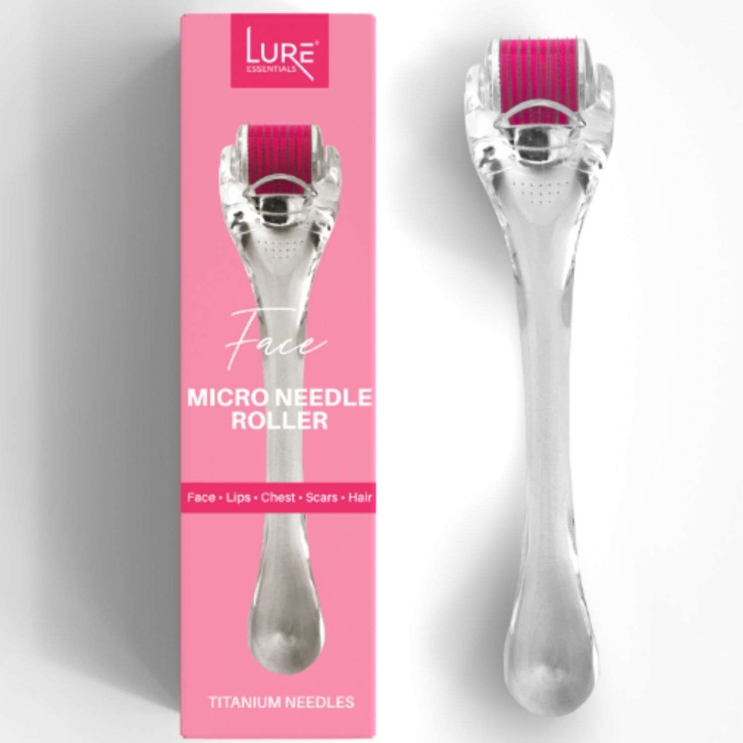 Dermaroller Micro Needle Roller Face (choice of .25mm or .50mm) - Special Price