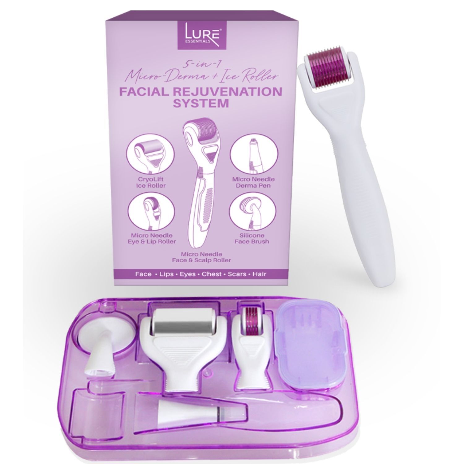 5 in 1 Derma Roller and Face Ice Roller