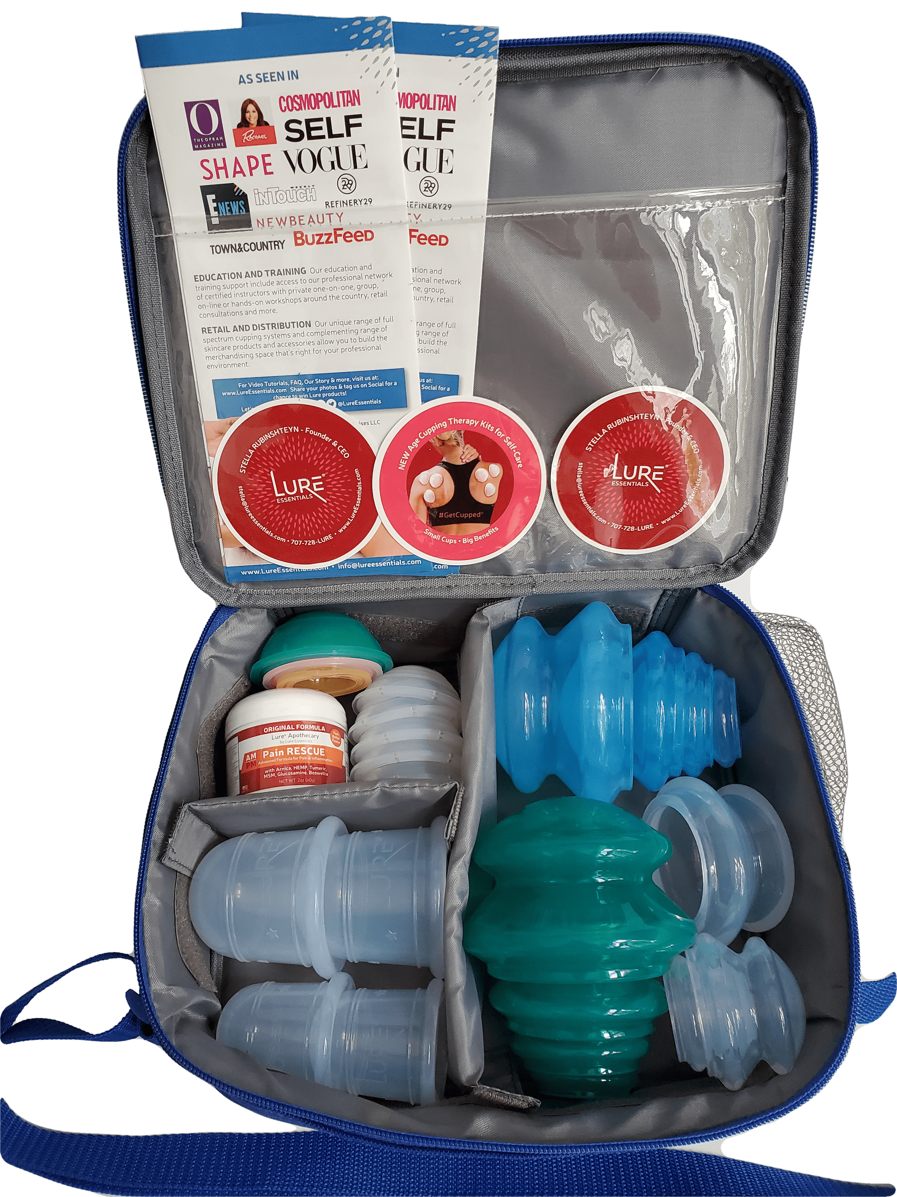 Power Over Pain Cupping Travel Bag - Lure Essentials