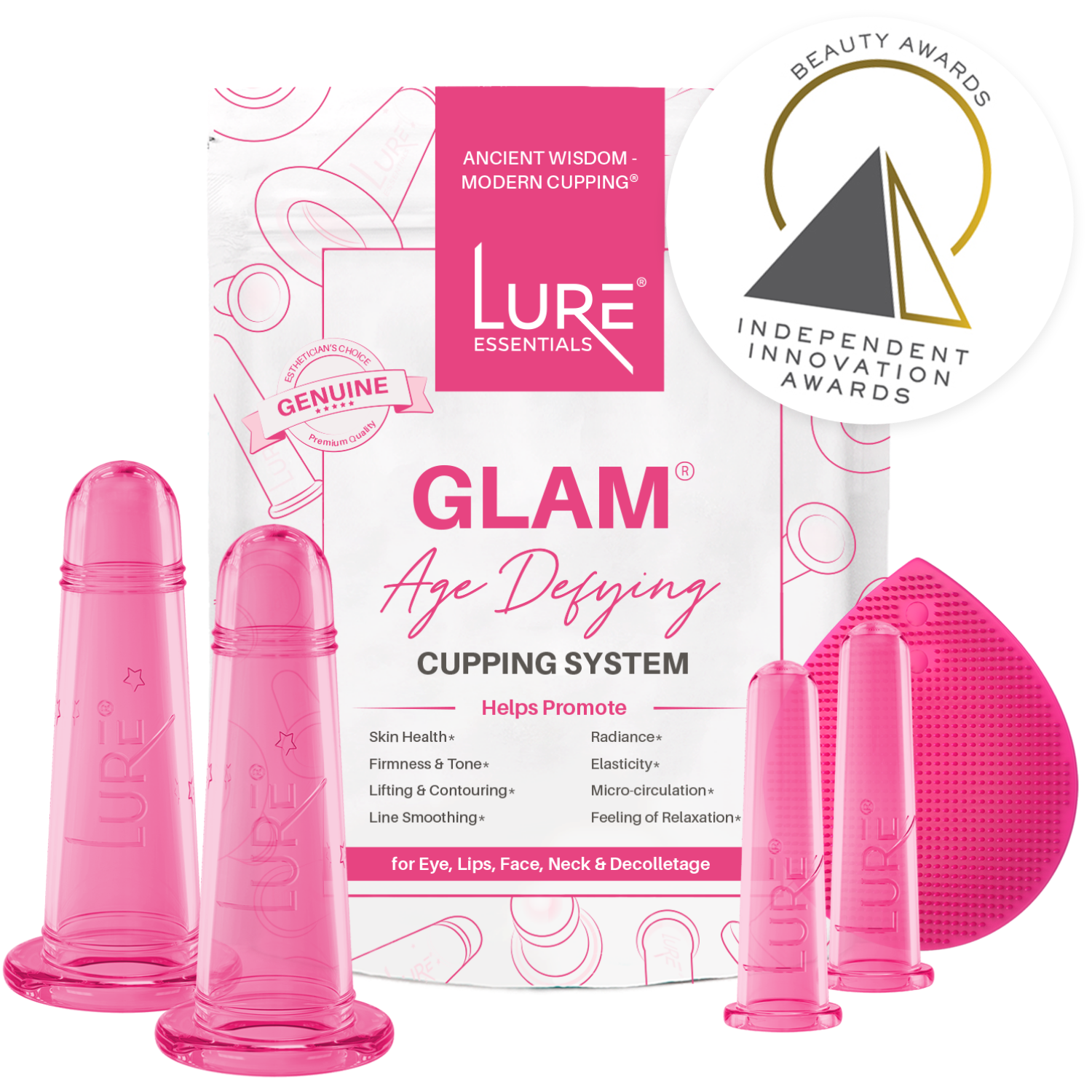 GLAM Face Cupping Set - Pink