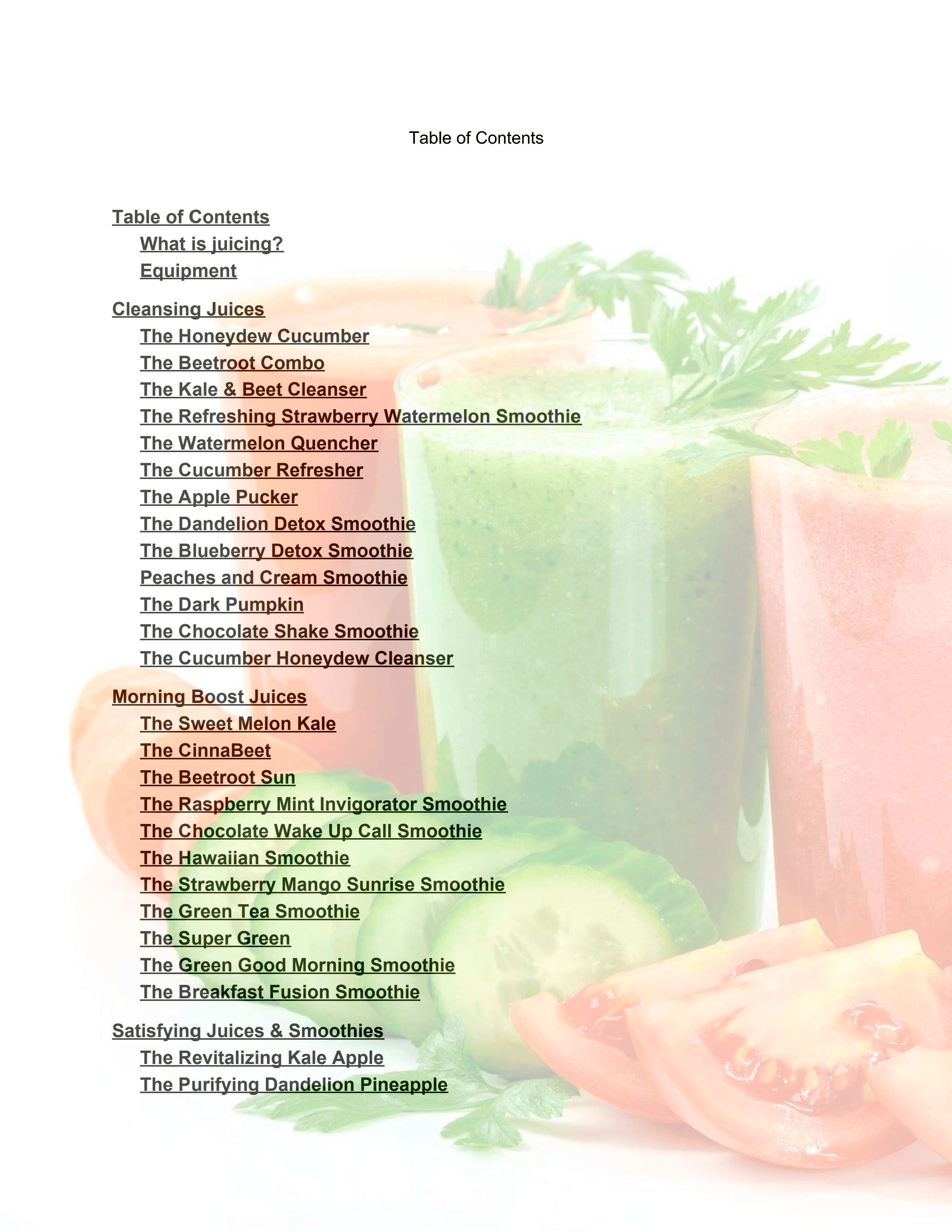 Healthy sales juice smoothies